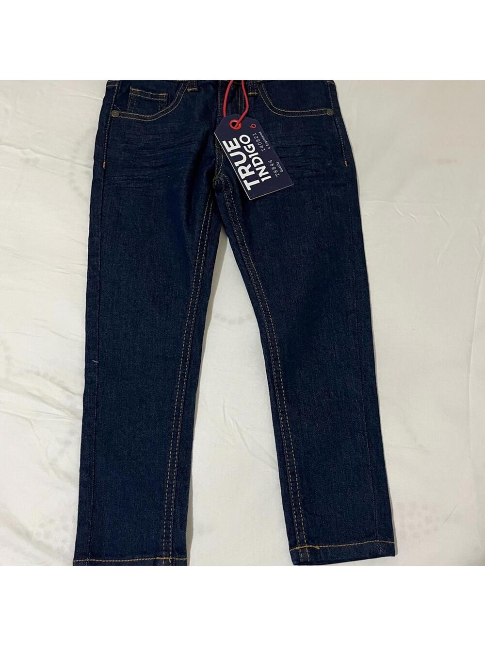 True Indigo Kids Dark Blue Jeans Boys Size 4 New with Tags